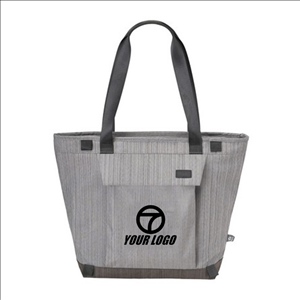 Custom Business Zipper Tote Bag